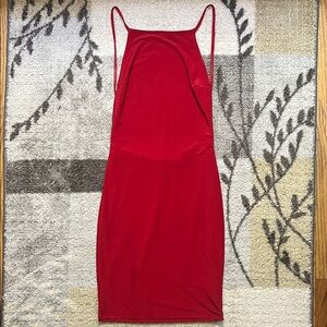 Lux LA Halter Low Back Mini Dress